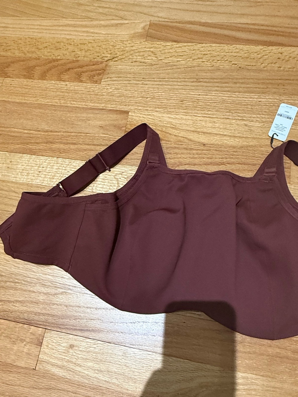 NWT Understance Pulse Flexwire Sports Bra Burgundy Full Coverage size 40H - Picture 3 of 7